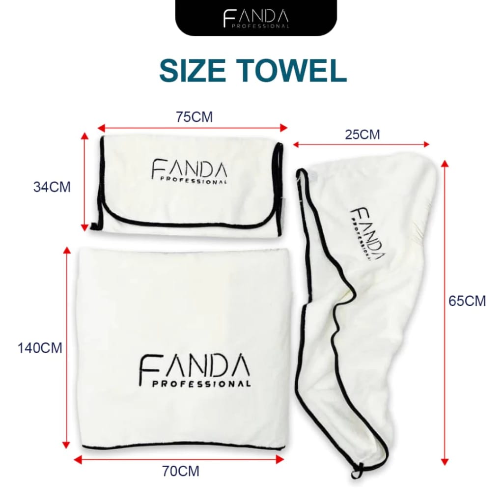 Fanda 3 in 1 Towel Set