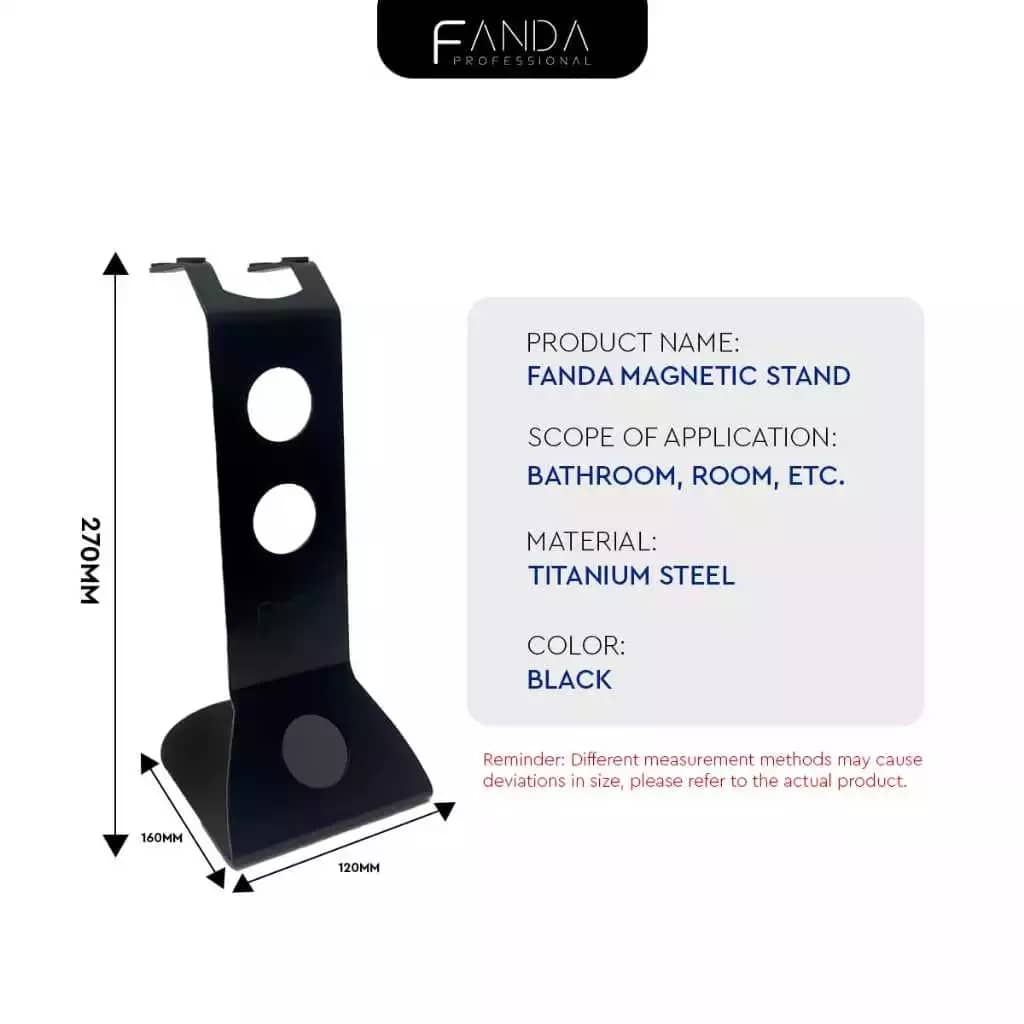 Fanda hair dryer stand holder magnetic