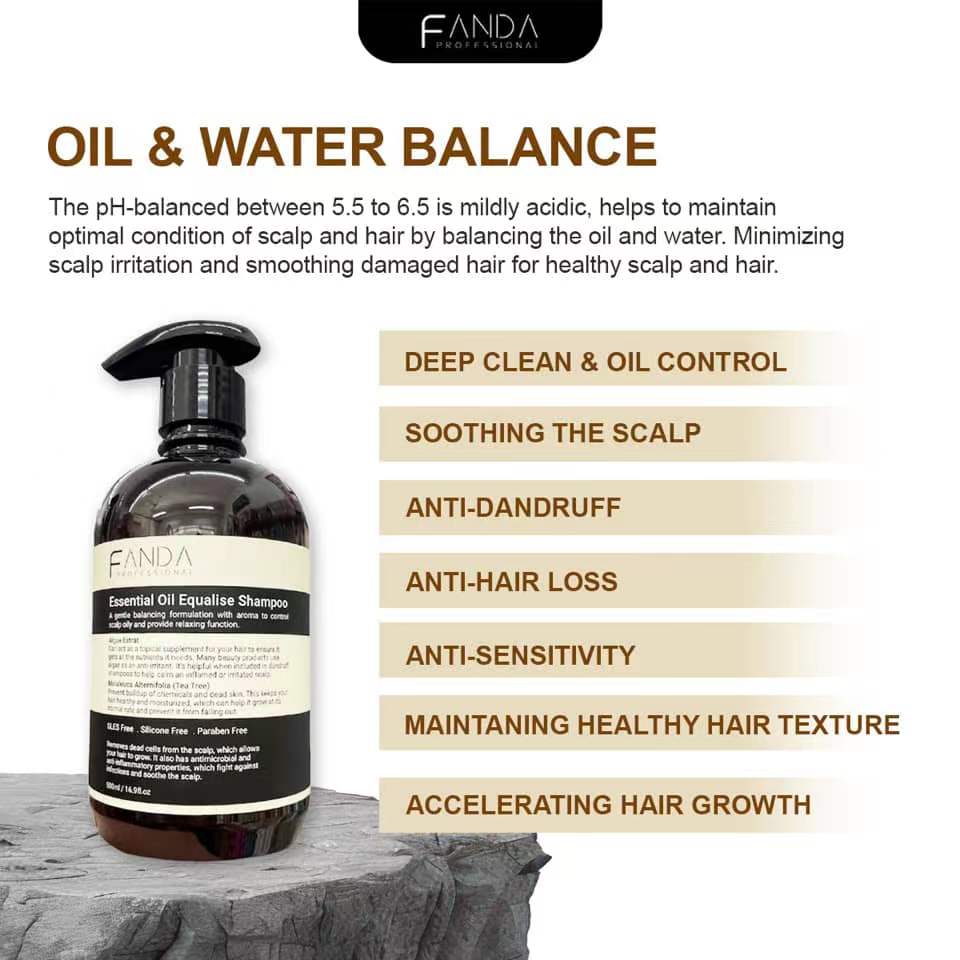 Fanda essential oil equalise shampoo (500ml)