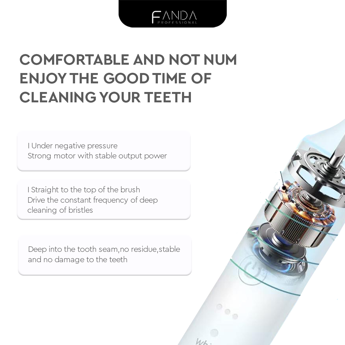 FANDA X-5 UPGRADED ELECTRIC TOOTHBRUSH