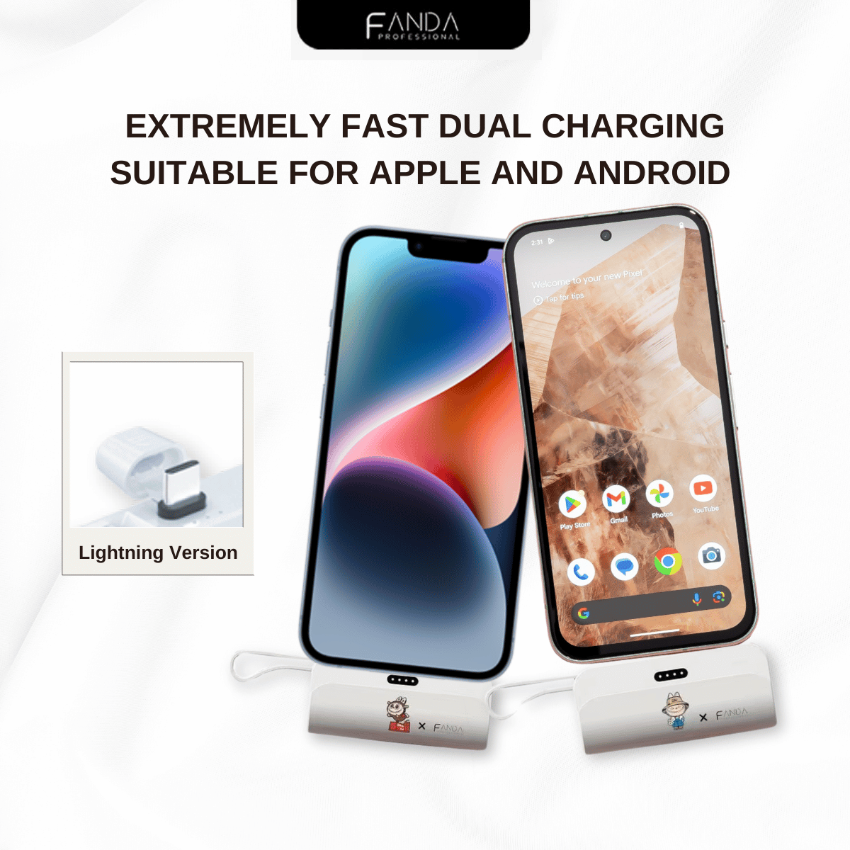 Fanda Labubu Powerbank BUY 1 FREE 1 (Free Random)
