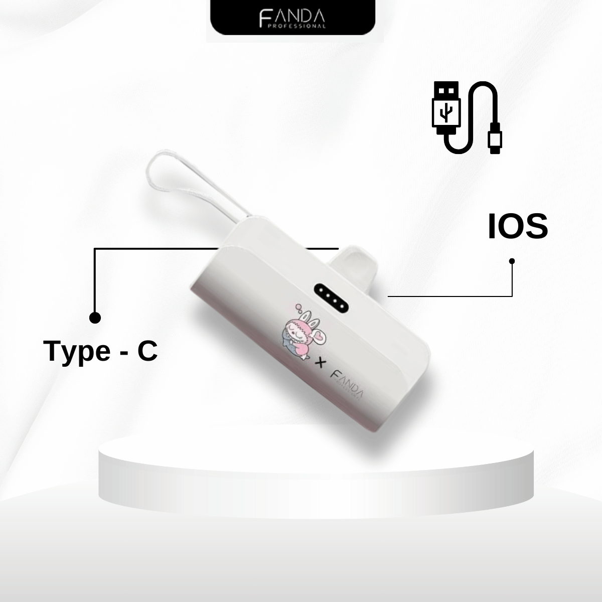 Fanda Labubu Powerbank BUY 1 FREE 1 (Free Random)