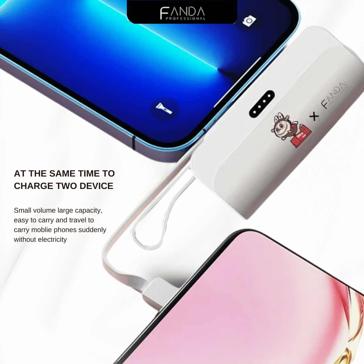Fanda Labubu Powerbank BUY 1 FREE 1 (Free Random)