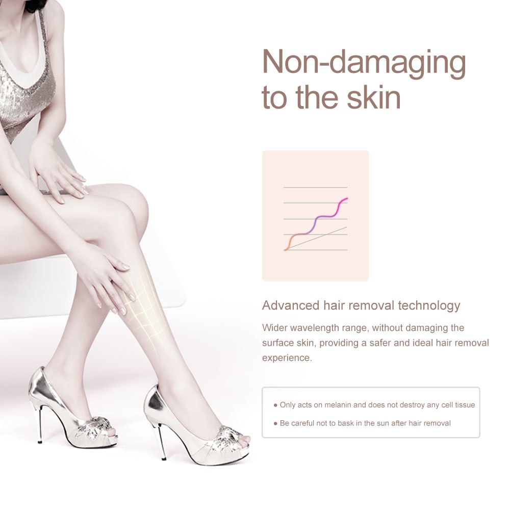 Lescoltan long term hair removal no damage 5 level LCD display LS-T900I