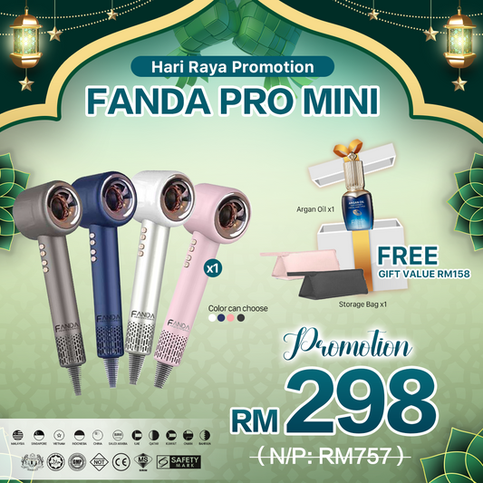 Fanda Promini High Speed HairDryer (4 Nozzles)