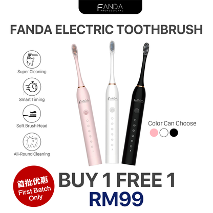 Fanda Sonic Vibration Electric Toothbrush