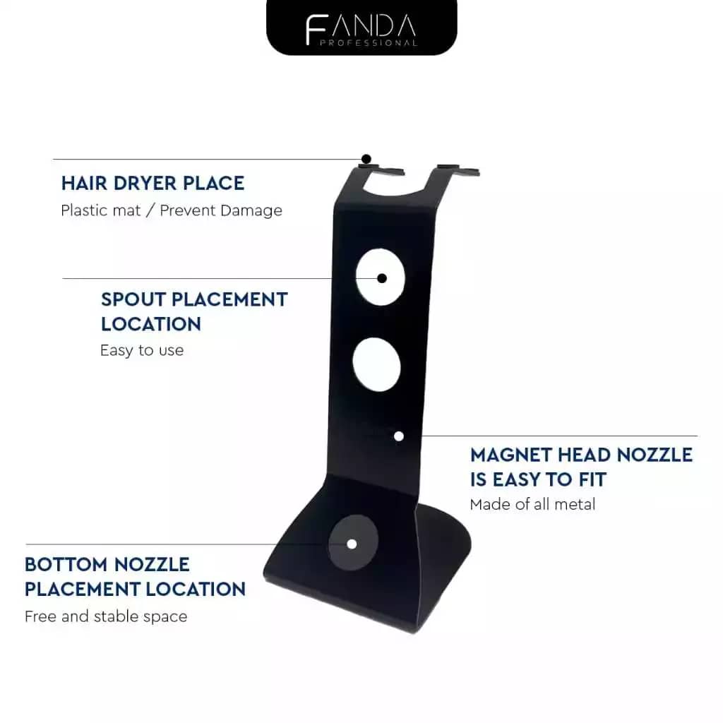 Fanda hair dryer stand holder magnetic