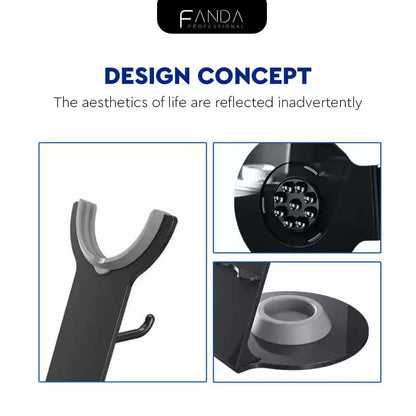 Fanda Portable Hair Dryer Stand Holder