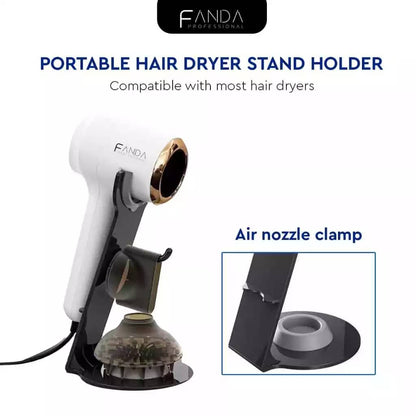 Fanda Portable Hair Dryer Stand Holder