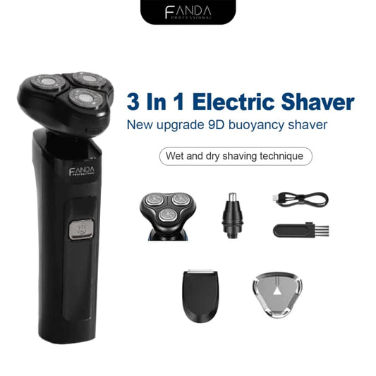 Fanda 3 in 1 Electric Auto Shaver