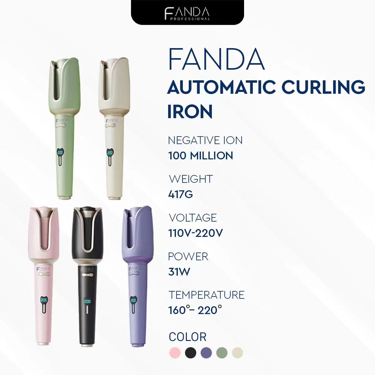 Fanda Automatic Curling Iron