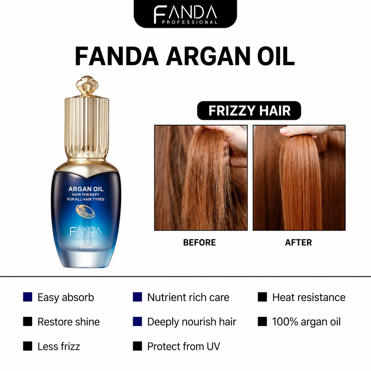 Fanda Argan Oil 100% Pure 40ml