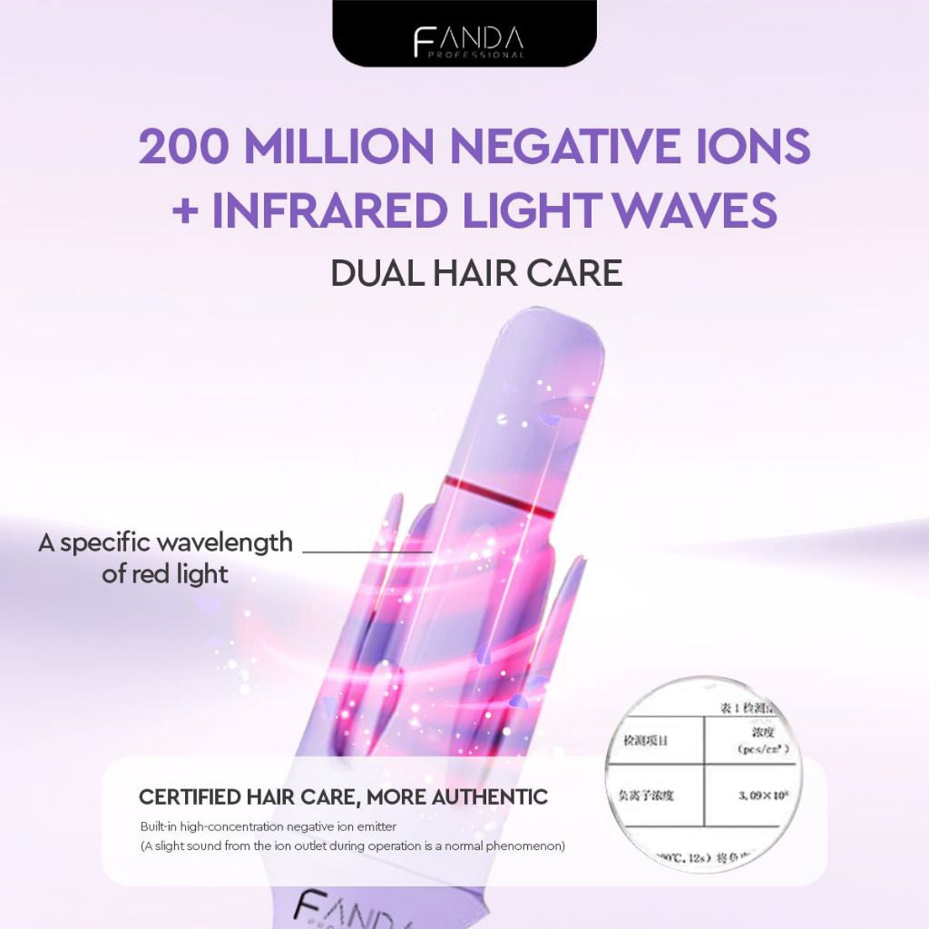 FANDA CURLING IRON WITH 32MM AUTOMATIC IRON CERAMIC 200 MILLION NEGATIVE IONS