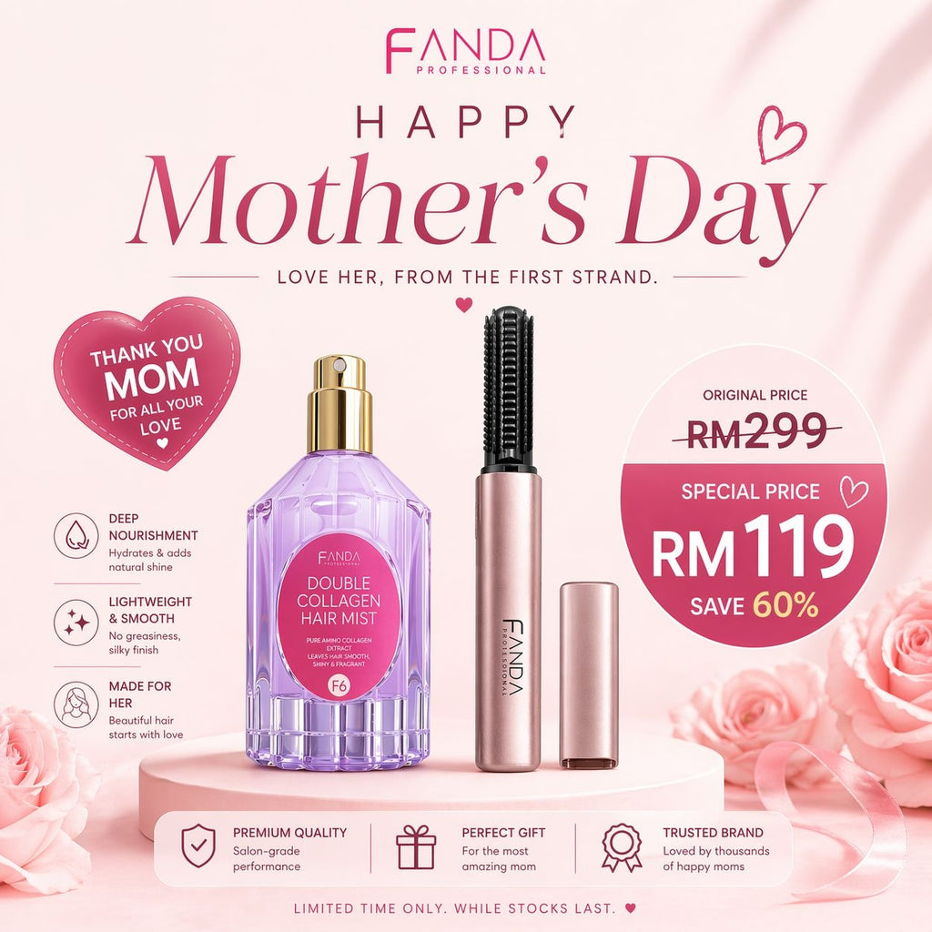 FANDA Mini Pro Cordless Straight Brush
