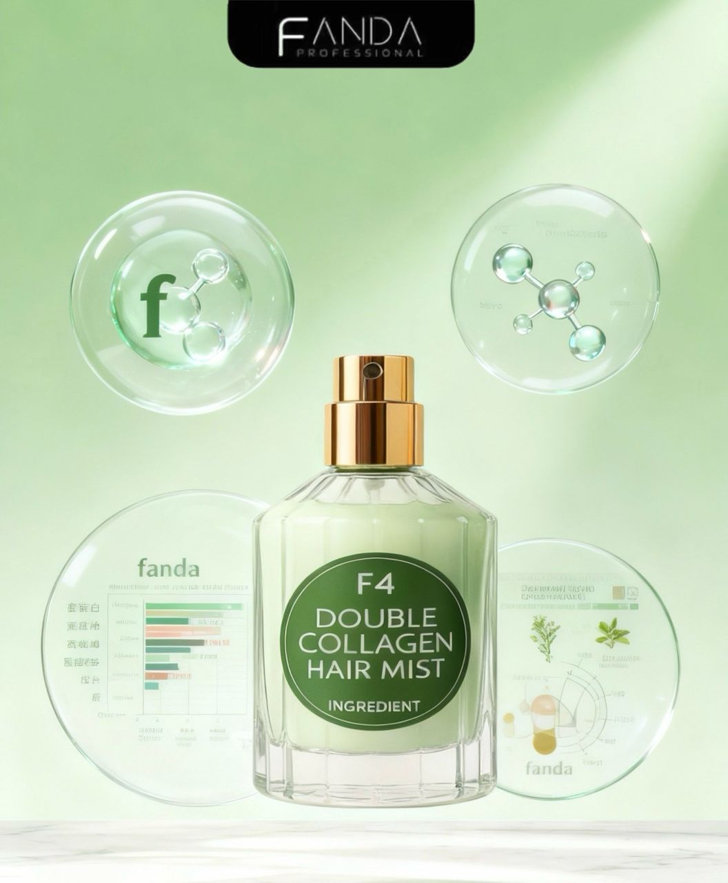 FANDA DOUBLE COLLAGEN HAIR MIST 50ml