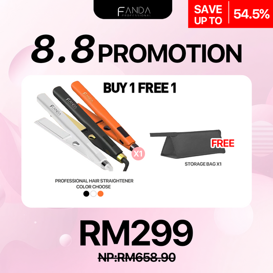 Fanda Professional 2 in 1 Hair Straightener