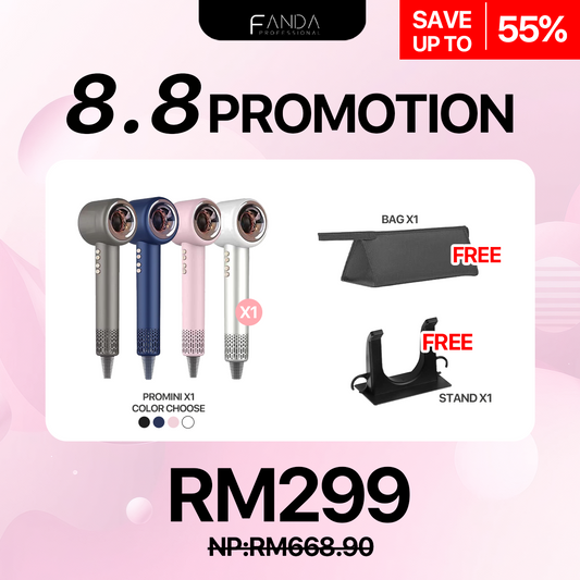Fanda Promini High Speed HairDryer (4 Nozzles)