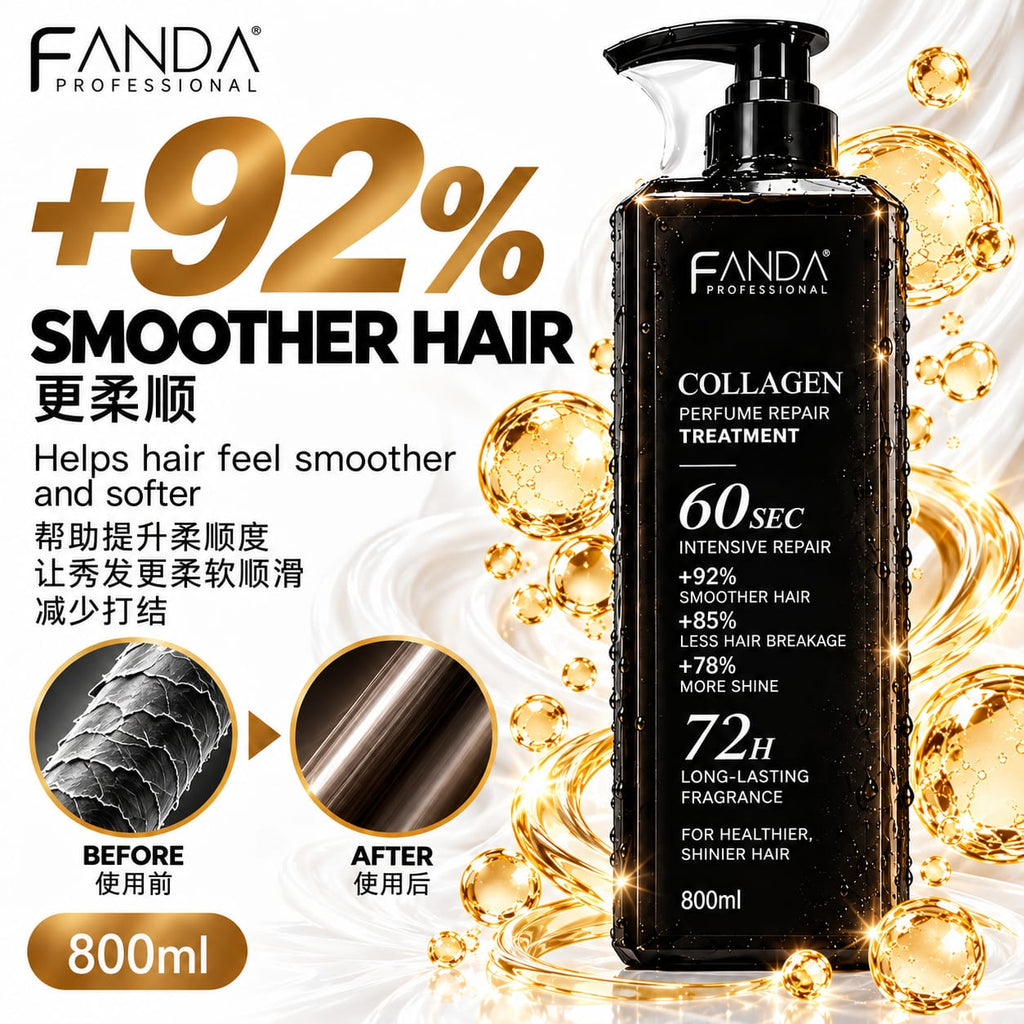 Fanda Collagen Perfume Repair Shampoo/ Treatment 800ml