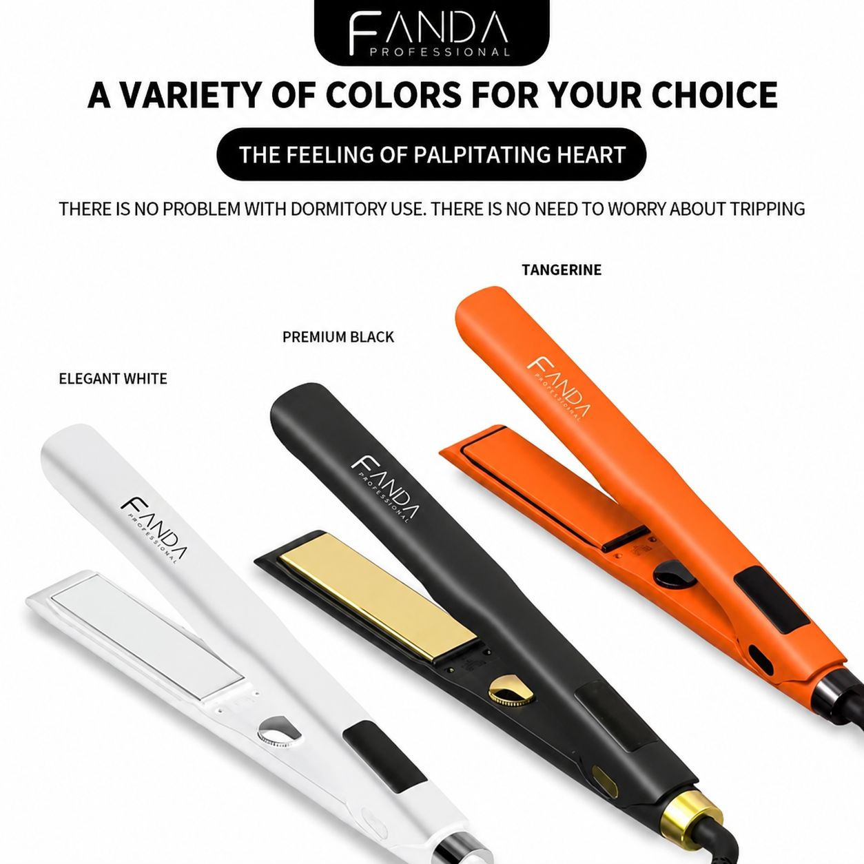 Fanda Professional 2 in 1 Hair Straightener
