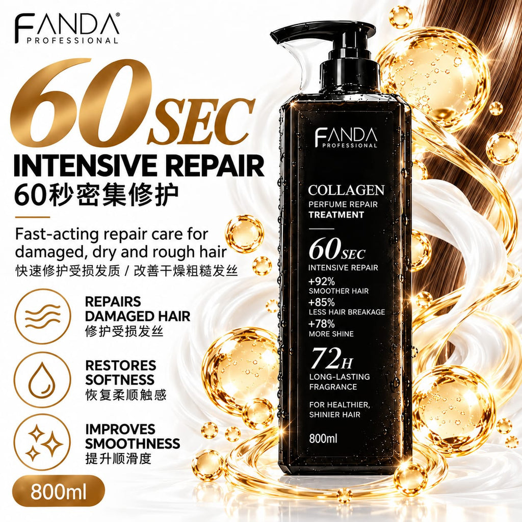 Fanda Collagen Perfume Repair Shampoo/ Treatment 800ml