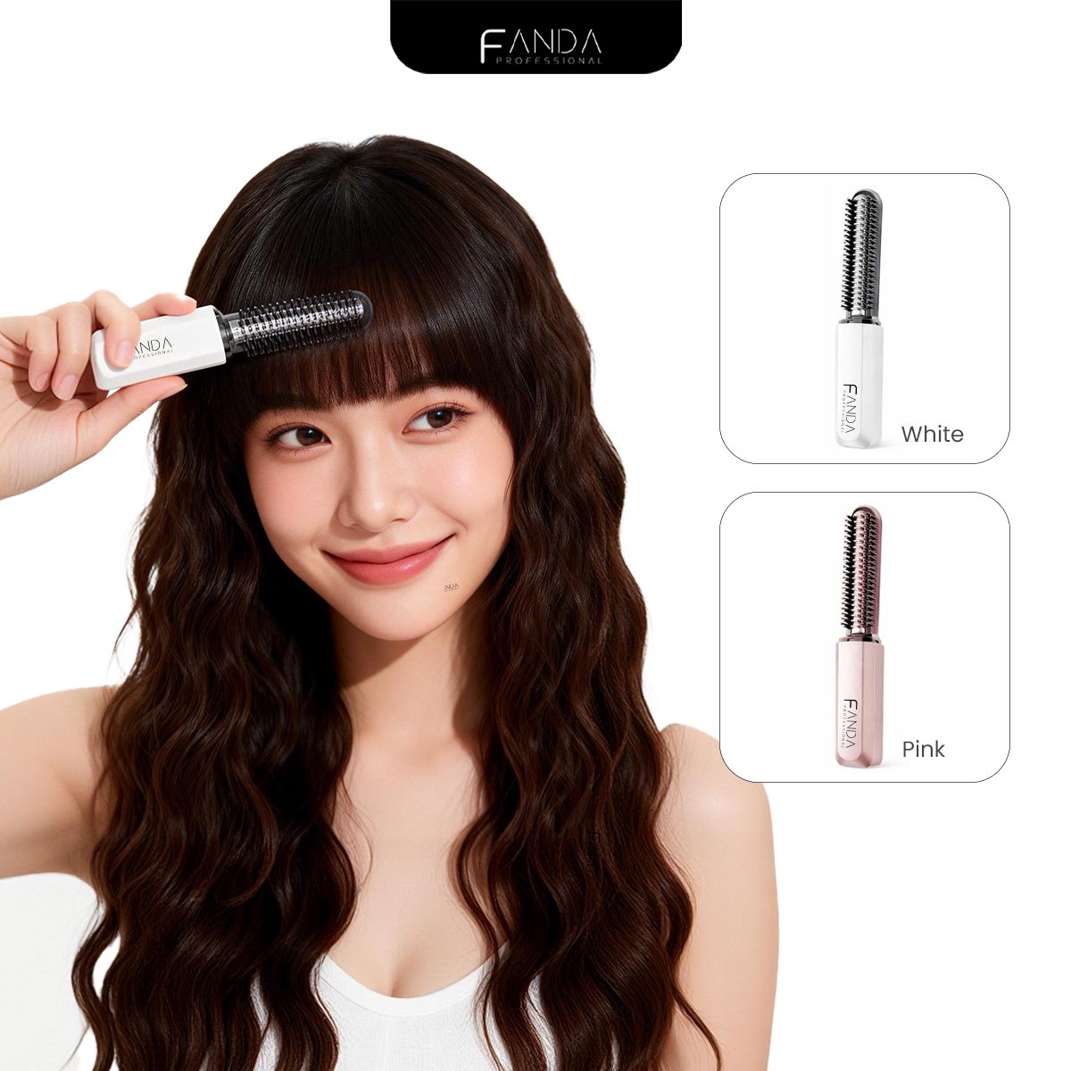 FANDA Mini Pro Cordless Straight Brush
