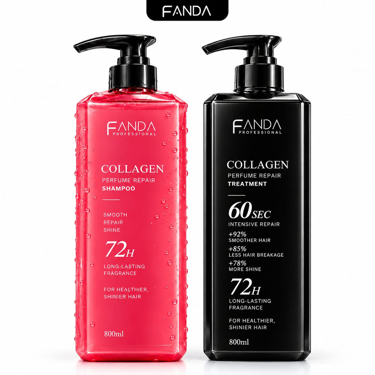 Fanda Collagen Perfume Repair Shampoo/ Treatment 800ml