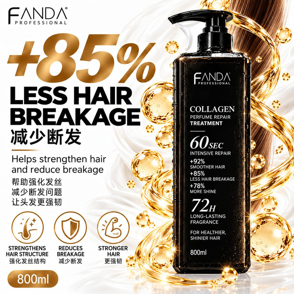 Fanda Collagen Perfume Repair Shampoo/ Treatment 800ml