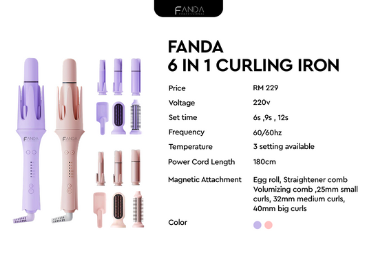 Fanda 4 In 1 Curler