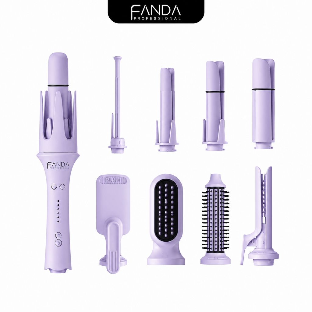 Fanda 8 In 1 Curling Iron Full Set