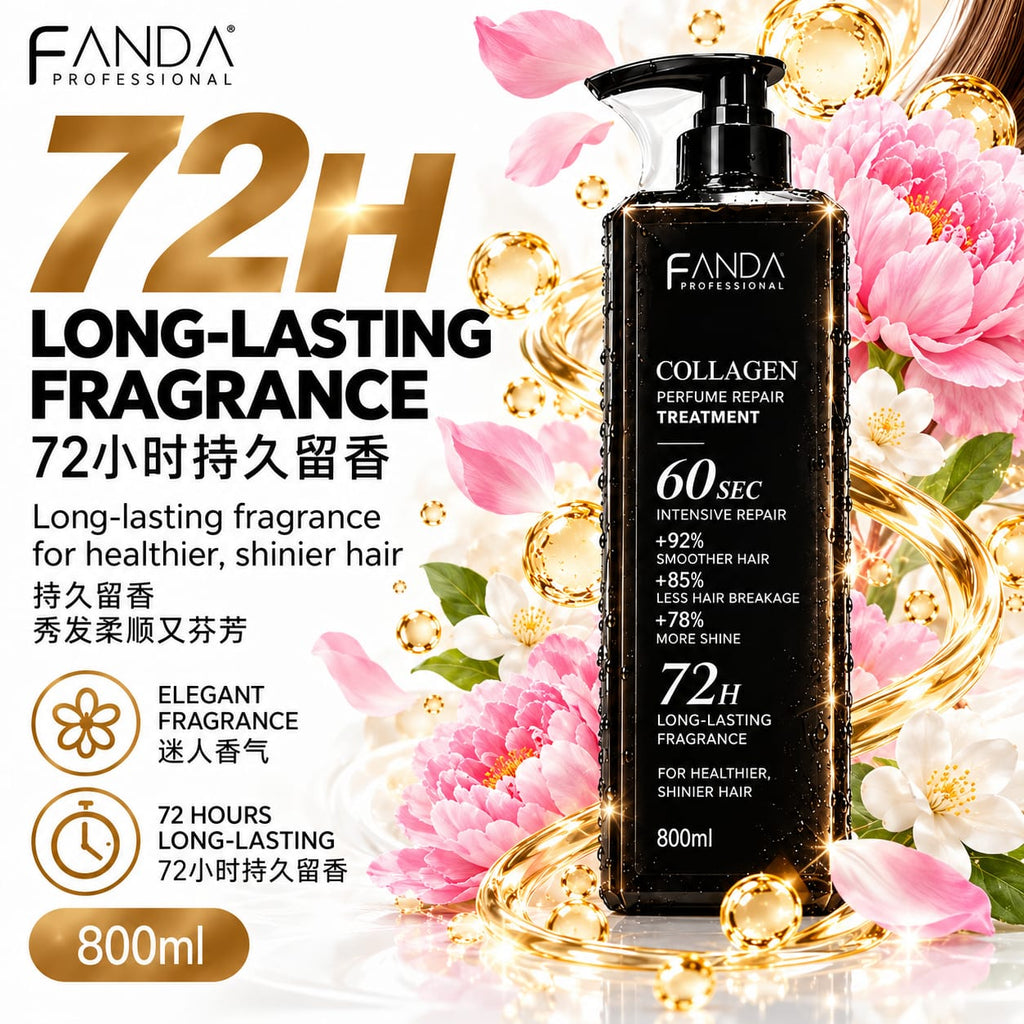 Fanda Collagen Perfume Repair Shampoo/ Treatment 800ml