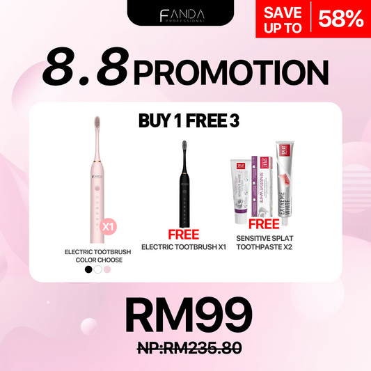 Fanda Sonic Vibration Electric Toothbrush