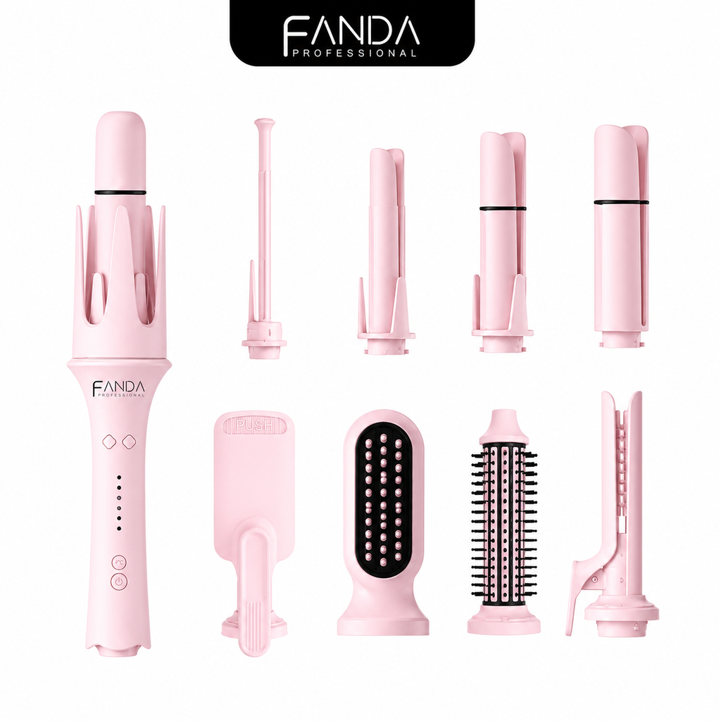Fanda 8 In 1 Curling Iron Full Set