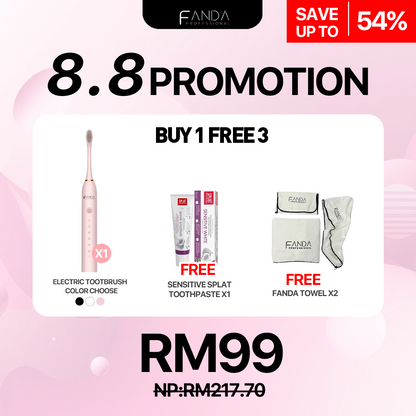 Fanda Sonic Vibration Electric Toothbrush